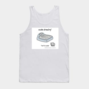 scale drawing Tank Top